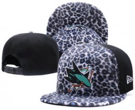 Wholesale Cheap San Jose Sharks Snapback Ajustable Cap Hat GS 4
