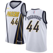 Wholesale Cheap Nike Pacers #44 Bojan Bogdanovic White NBA Swingman Earned Edition Jersey
