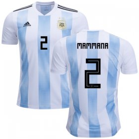 Wholesale Cheap Argentina #2 Mammana Home Kid Soccer Country Jersey