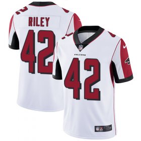 Wholesale Cheap Nike Falcons #42 Duke Riley White Men\'s Stitched NFL Vapor Untouchable Limited Jersey