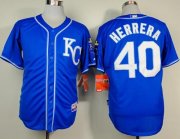 Wholesale Cheap Royals #40 Kelvin Herrera Light Blue Alternate 2 Cool Base Stitched MLB Jersey