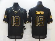 Wholesale Cheap Men's Dallas Cowboys #19 Amari Cooper Black Gold 2020 Salute To Service Stitched NFL Nike Limited Jersey