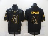 Wholesale Cheap Men's New Orleans Saints #41 Alvin Kamara Black Gold 2020 Salute To Service Stitched NFL Nike Limited Jersey