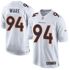 Wholesale Cheap Nike Broncos #94 DeMarcus Ware White Men\'s Stitched NFL Game Event Jersey