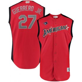 Wholesale Cheap Blue Jays #27 Vladimir Guerrero Jr. Red 2019 All-Star American League Stitched MLB Jersey
