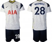 Wholesale Cheap Men 2020-2021 club Tottenham Hotspur home 28 white Soccer Jerseys