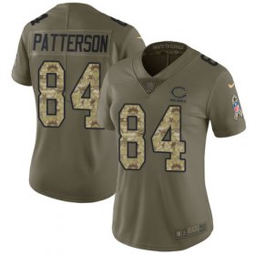Wholesale Cheap Nike Bears #84 Cordarrelle Patterson Olive/Camo Women\'s Stitched NFL Limited 2017 Salute To Service Jersey