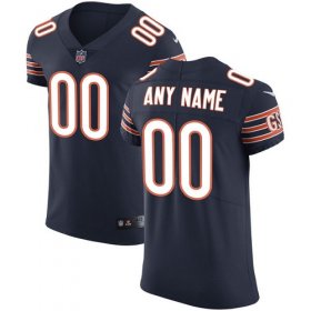 Wholesale Cheap Nike Chicago Bears Customized Navy Blue Team Color Stitched Vapor Untouchable Elite Men\'s NFL Jersey