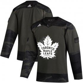 Wholesale Cheap Toronto Maple Leafs Adidas 2019 Veterans Day Authentic Practice NHL Jersey Camo