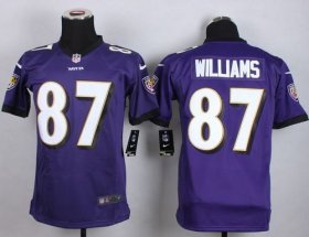 Wholesale Cheap Nike Ravens #87 Maxx Williams Purple Team Color Youth Stitched NFL New Elite Jersey
