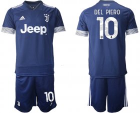 Wholesale Cheap Men 2020-2021 club Juventus away 10 blue Soccer Jerseys1