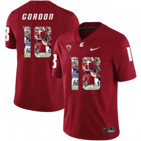 Wholesale Cheap Washington State Cougars 18 Anthony Gordon Red Fashion College Football Jersey