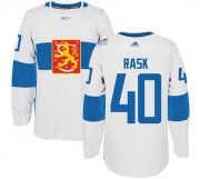 Wholesale Cheap Team Finland #40 Tuukka Rask White 2016 World Cup Stitched NHL Jersey
