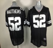Wholesale Cheap Nike Packers #52 Clay Matthews Black Shadow Men's Stitched NFL Elite Jersey