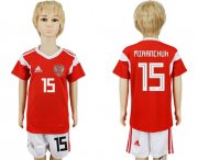 Wholesale Cheap Russia #15 Miranchuk Home Kid Soccer Country Jersey