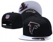 Wholesale Cheap Falcons Fresh Logo Black Adjustable Hat TX