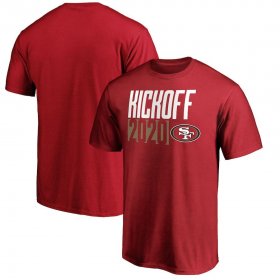 Wholesale Cheap San Francisco 49ers Fanatics Branded Kickoff 2020 T-Shirt Scarlet