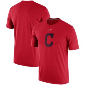 Wholesale Cheap Cleveland Indians Nike Batting Practice Team Logo Legend Performance T-Shirt Red