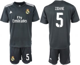 Wholesale Cheap Real Madrid #5 Zidane Away Soccer Club Jersey