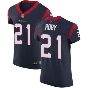 Wholesale Cheap Nike Texans #21 Bradley Roby Navy Blue Team Color Men\'s Stitched NFL Vapor Untouchable Elite Jersey