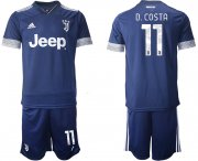 Wholesale Cheap Men 2020-2021 club Juventus away 11 blue Soccer Jerseys