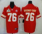 Wholesale Cheap Men's Kansas City Chiefs #76 Laurent Duvernay-Tardif Red 2021 Super Bowl LV Vapor Untouchable Stitched Nike Limited NFL Jersey