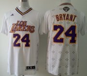 Wholesale Cheap Los Angeles Lakers #24 Kobe Bryant Revolution 30 Swingman 2014 Noche Latina White Jersey
