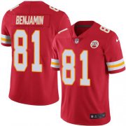 Wholesale Cheap Nike Chiefs #81 Kelvin Benjamin Red Team Color Men's Stitched NFL Vapor Untouchable Limited Jersey