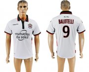 Wholesale Cheap OGC Nice #9 Balotelli Away Soccer Club Jersey