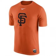 Wholesale Cheap San Francisco Giants Nike Authentic Collection Legend Logo 1.5 Performance T-Shirt Orange