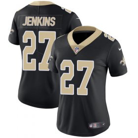 Wholesale Cheap Nike Saints #27 Malcolm Jenkins Black Team Color Women\'s Stitched NFL Vapor Untouchable Limited Jersey