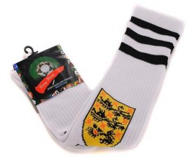 Wholesale Cheap England Soccer Football Sock White