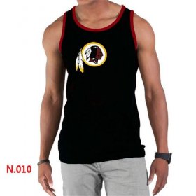 Wholesale Cheap Men\'s Nike NFL Washington Redskins Sideline Legend Authentic Logo Tank Top Black_2