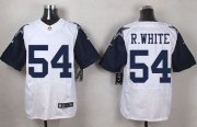Wholesale Cheap Nike Cowboys #54 Randy White White Men's Stitched NFL Elite Rush Jersey