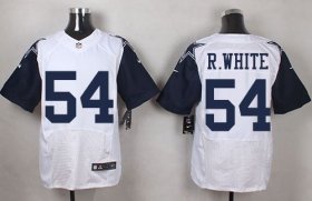 Wholesale Cheap Nike Cowboys #54 Randy White White Men\'s Stitched NFL Elite Rush Jersey
