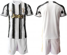 Wholesale Cheap Men 2020-2021 club Juventus home blank white black Soccer Jerseys