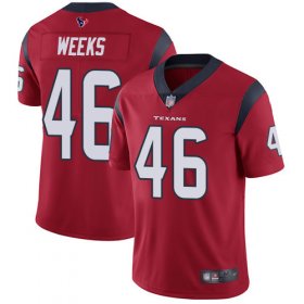 Wholesale Cheap Nike Texans #46 Jon Weeks Red Alternate Men\'s Stitched NFL Vapor Untouchable Limited Jersey