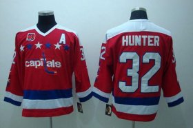 Wholesale Cheap Capitals #32 Hunter Red CCM Throwback 40th Anniversary Stitched NHL Jersey