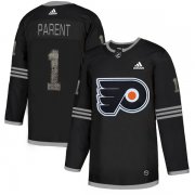Wholesale Cheap Adidas Flyers #1 Bernie Parent Black Authentic Classic Stitched NHL Jersey