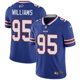 Wholesale Cheap Nike Bills #95 Kyle Williams Royal Blue Team Color Men\'s Stitched NFL Vapor Untouchable Limited Jersey