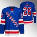 Wholesale Cheap Men's New York Rangers #26 Jimmy Vesey Blue Stitched Jersey