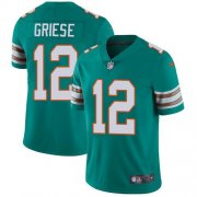 Wholesale Cheap Nike Dolphins #12 Bob Griese Aqua Green Alternate Youth Stitched NFL Vapor Untouchable Limited Jersey