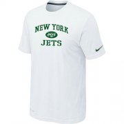 Wholesale Cheap Nike NFL New York Jets Heart & Soul NFL T-Shirt White