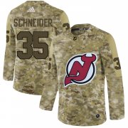 Wholesale Cheap Adidas Devils #35 Cory Schneider Camo Authentic Stitched NHL Jersey