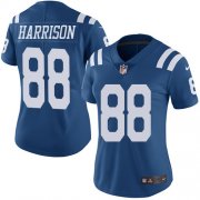 Wholesale Cheap Nike Colts #88 Marvin Harrison Royal Blue Women's Stitched NFL Limited Rush Jersey