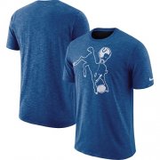 Wholesale Cheap Men's Indianapolis Colts Nike Royal Sideline Cotton Slub Performance T-Shirt