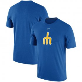 Wholesale Cheap Seattle Mariners Nike Batting Practice Logo Legend Performance T-Shirt Royal
