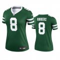 Cheap Women's New York Jets #8 Aaron Rodgers Green 2024 Football Stitched Jersey(Run Small)