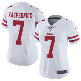 Wholesale Cheap Nike 49ers #7 Colin Kaepernick White Women\'s Stitched NFL Vapor Untouchable Limited Jersey