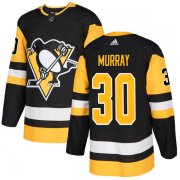 Wholesale Cheap Adidas Penguins #30 Matt Murray Black Home Authentic Stitched NHL Jersey